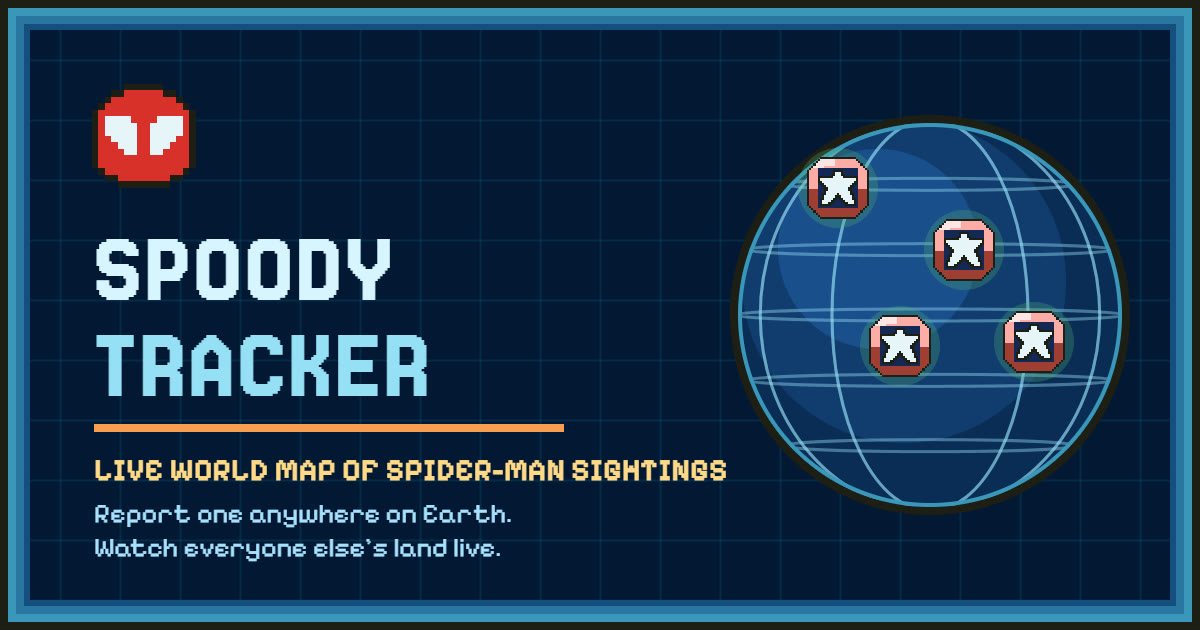 Spoody Tracker, web app by Michael Shadpour