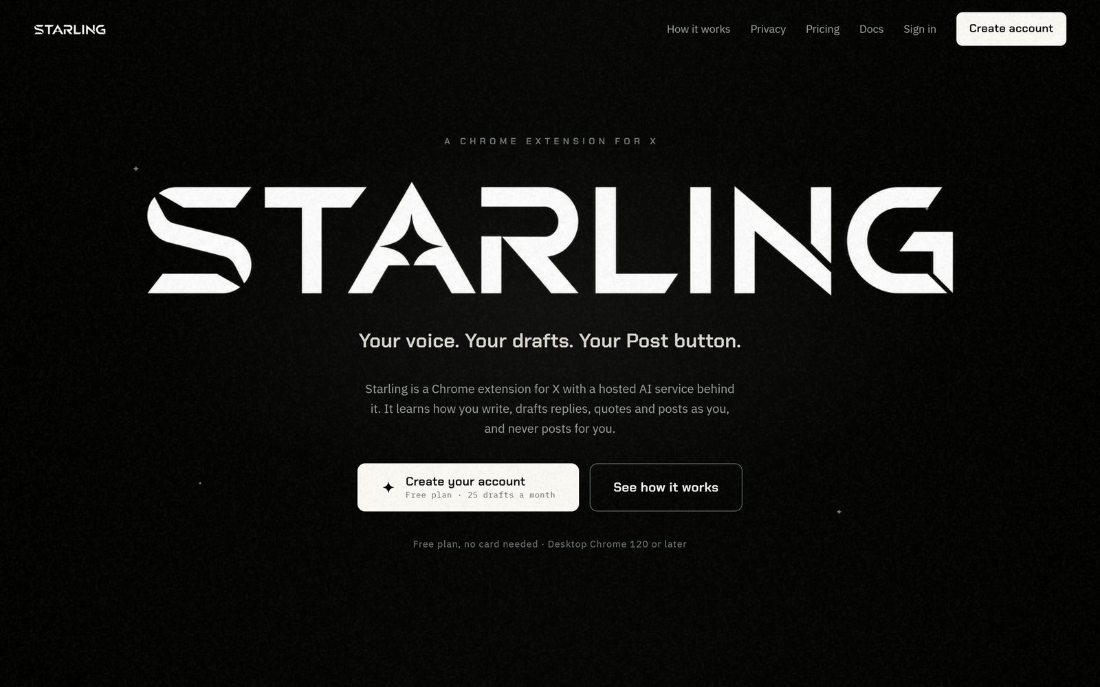 Starling, software product by Michael Shadpour